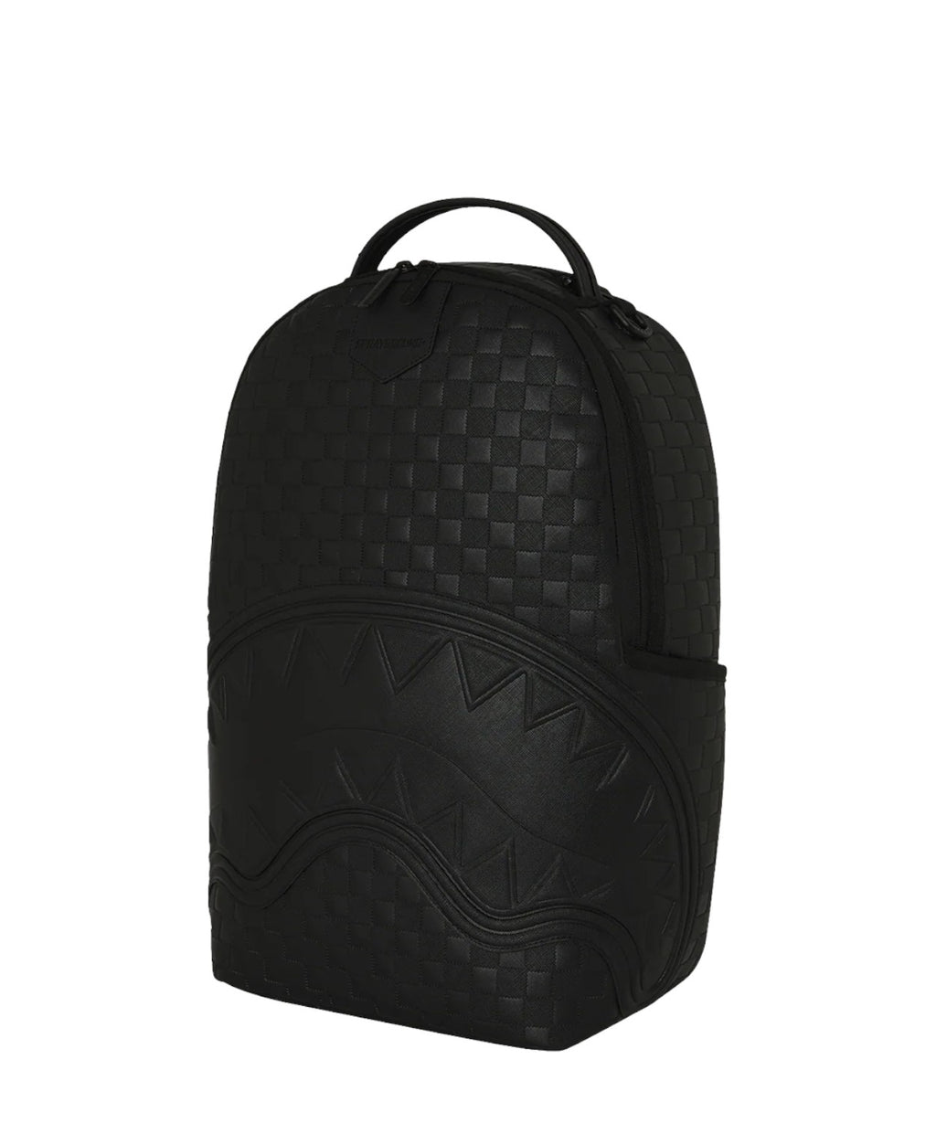 Sprayground Raised Check Backpack Zaino Nero a Scacchi