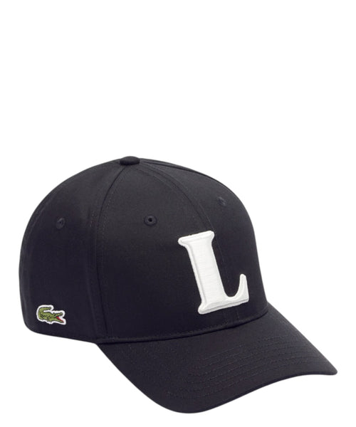 Cappellino da Baseball Lacoste in Twill con Ricamo 3D