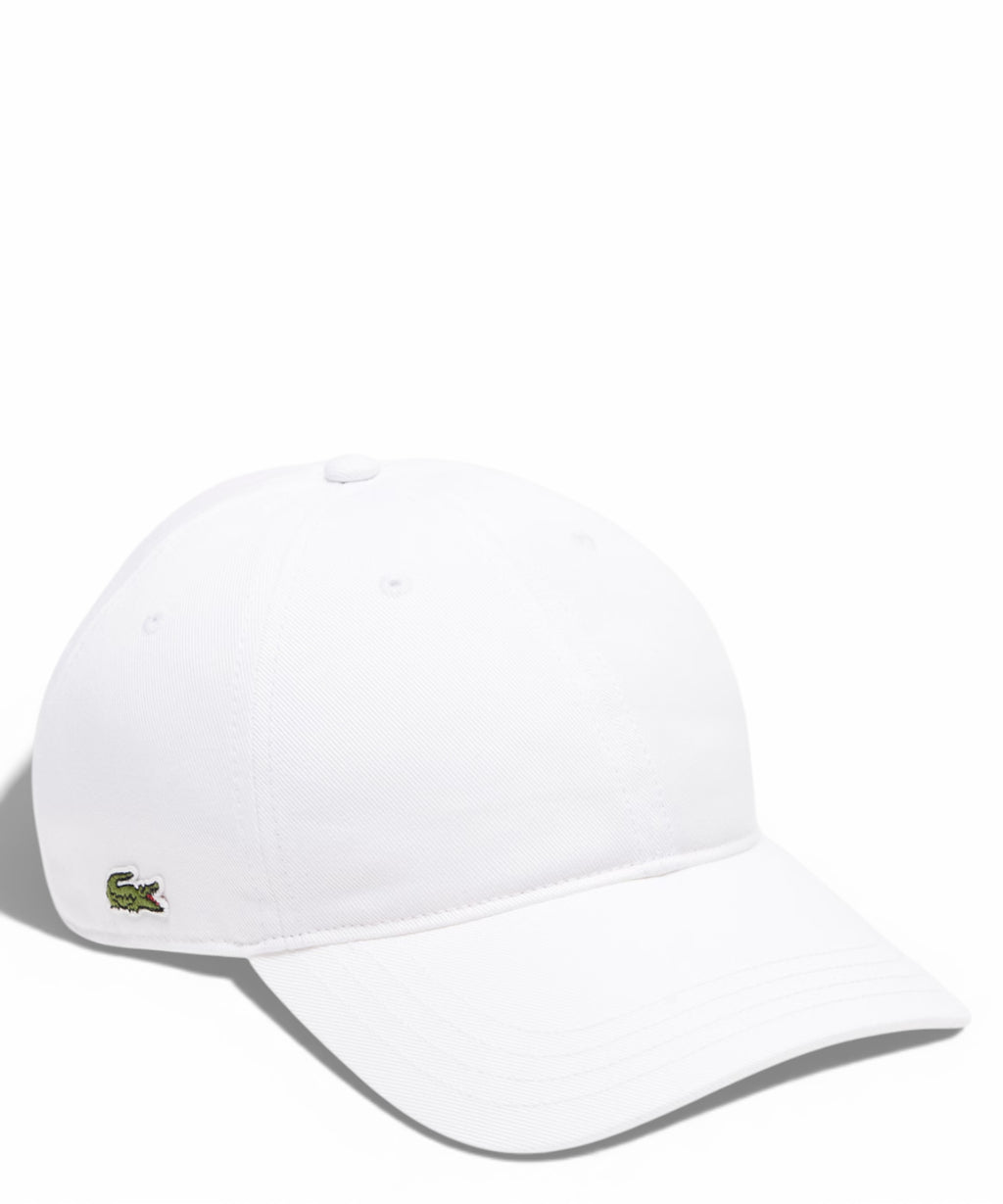 Casquette Lacoste en coton avec crocodile brodé