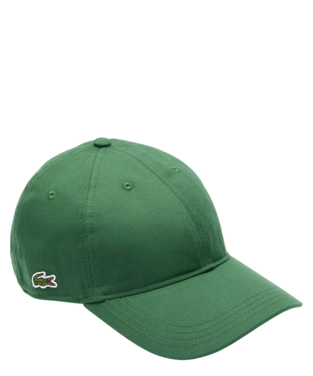 Casquette Lacoste en coton avec crocodile brodé