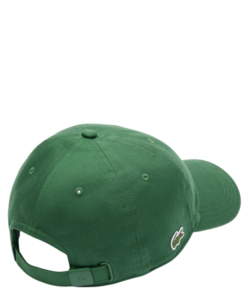 Casquette Lacoste en coton avec crocodile brodé