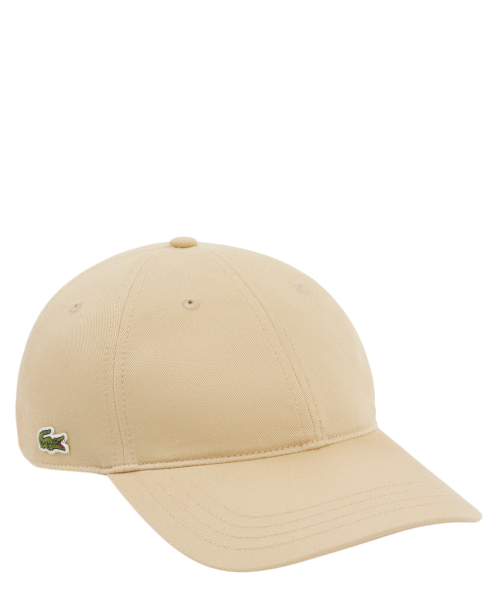 Casquette Lacoste en coton avec crocodile brodé