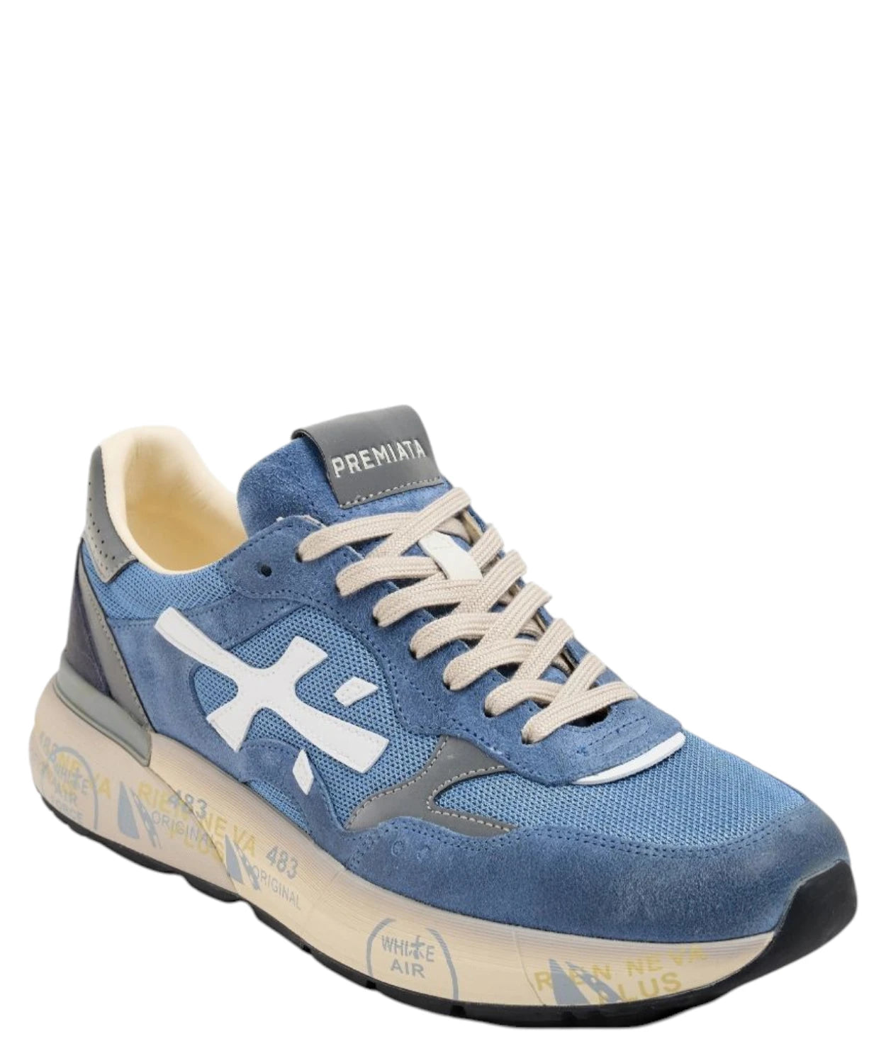 Baskets Homme Premiata Mick 0.1 8120 avec Semelle Plateforme