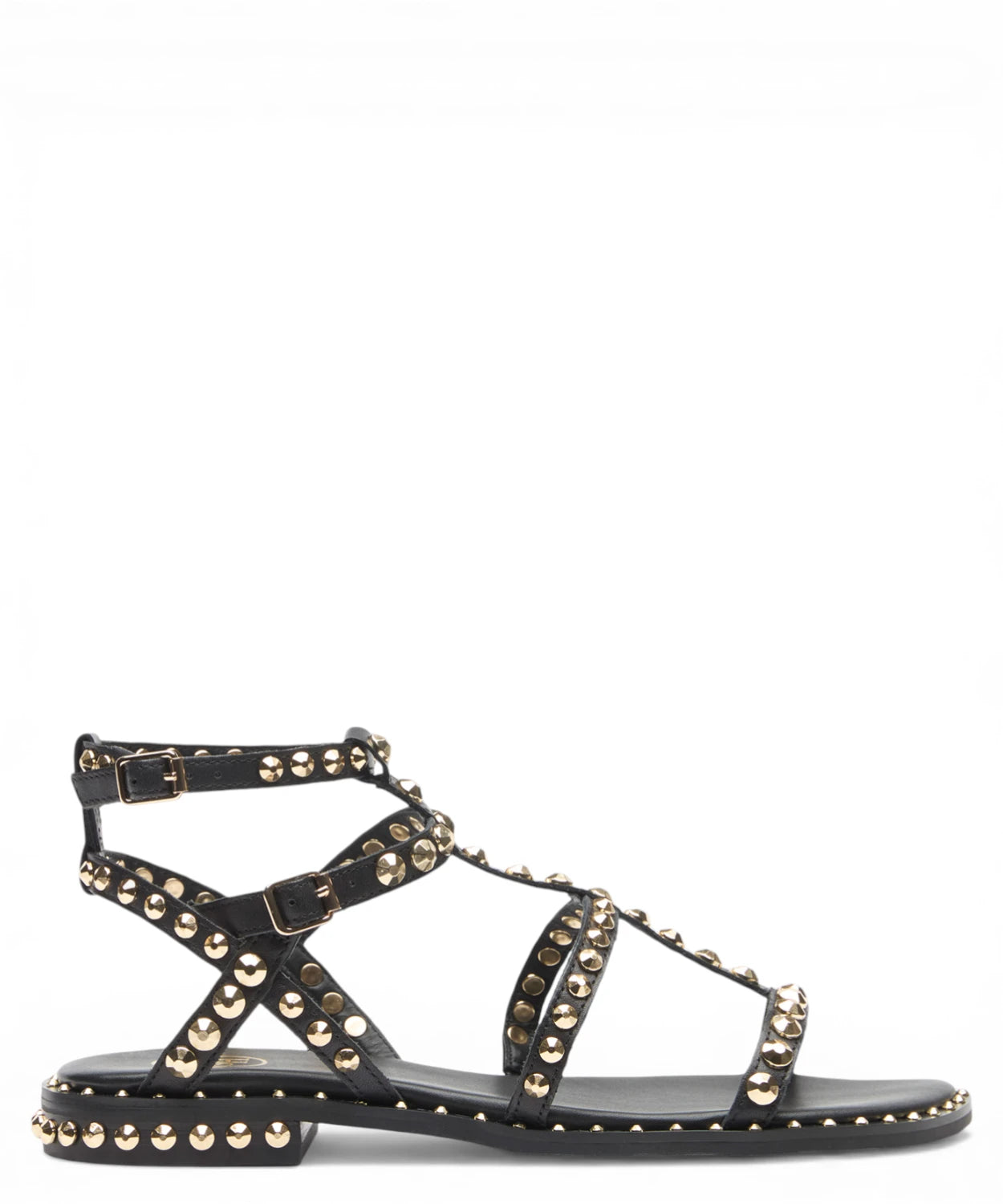 ASH Sandales Femme Cuir Basses avec Clous