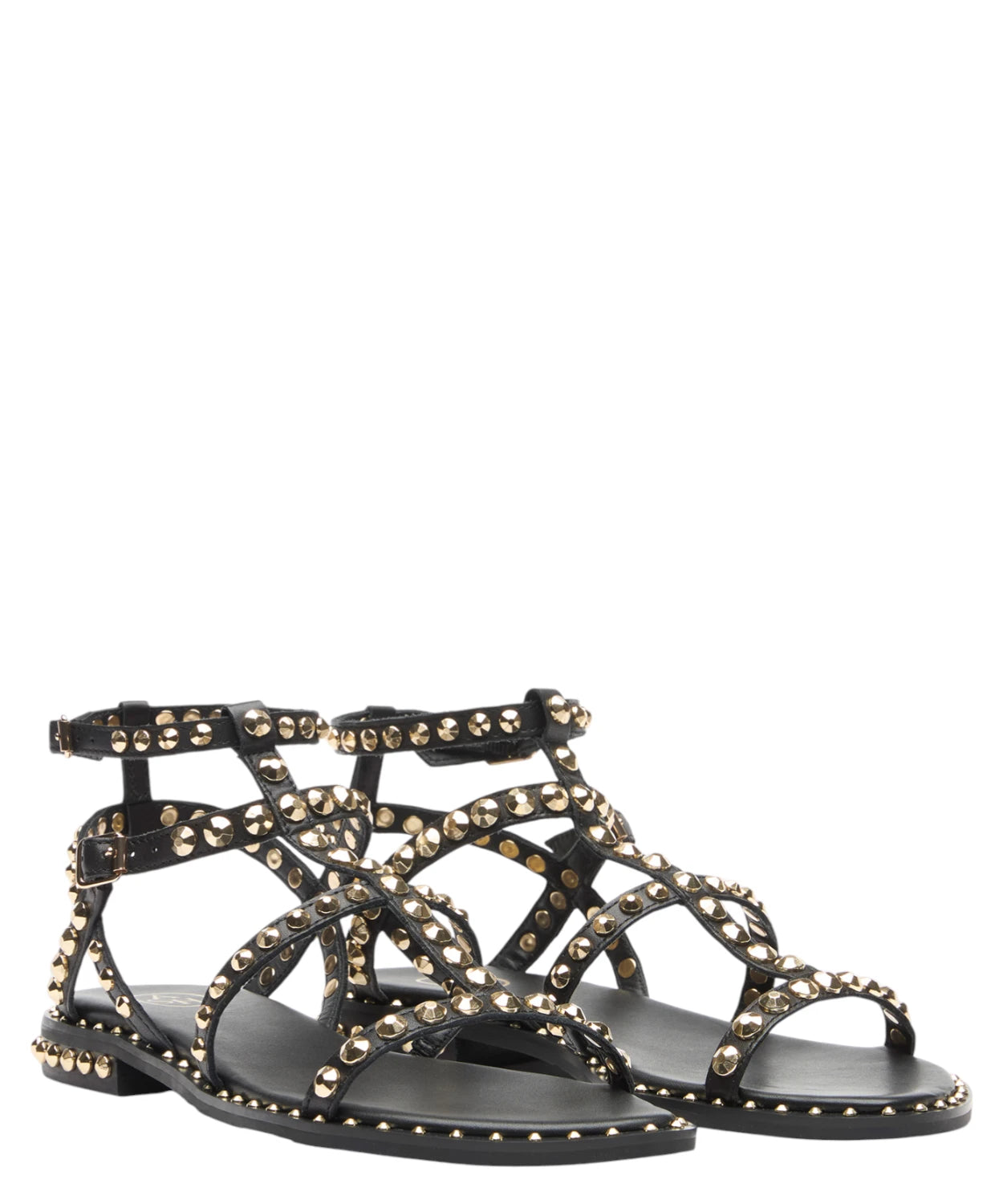 ASH Sandales Femme Cuir Basses avec Clous