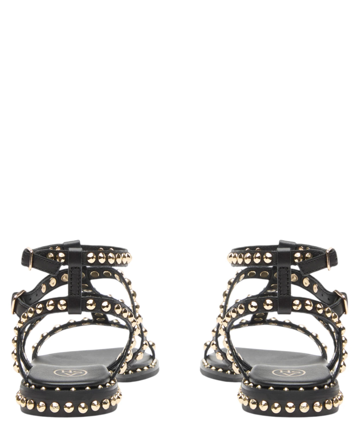 ASH Sandales Femme Cuir Basses avec Clous