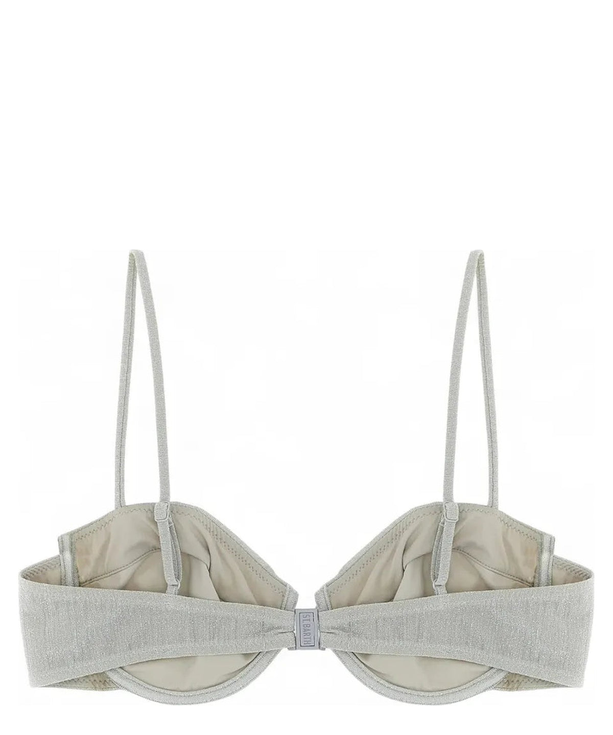 Top a Bralette Salina in Lurex Grigio con Ferretto-Mc2 Saint Barth-Costumi da bagno-Vittorio Citro Boutique