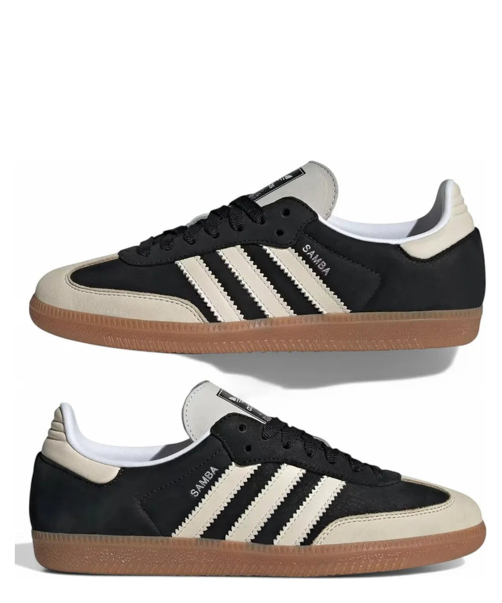 Adidas Samba OG W - Sneaker Iconiche in Core Black/Wonder White-Adidas Originals-Sneakers-Vittorio Citro Boutique