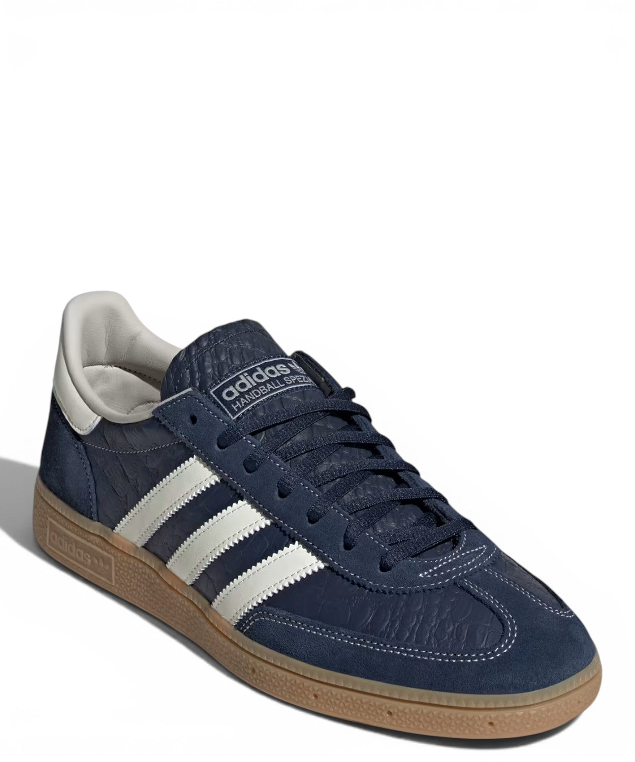 Sneakers adidas Handball Spezial en cuir embossé crocodile