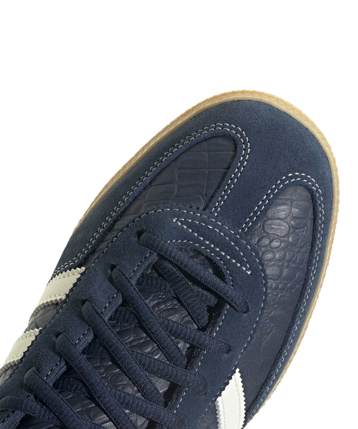 Sneakers adidas Handball Spezial en cuir embossé crocodile