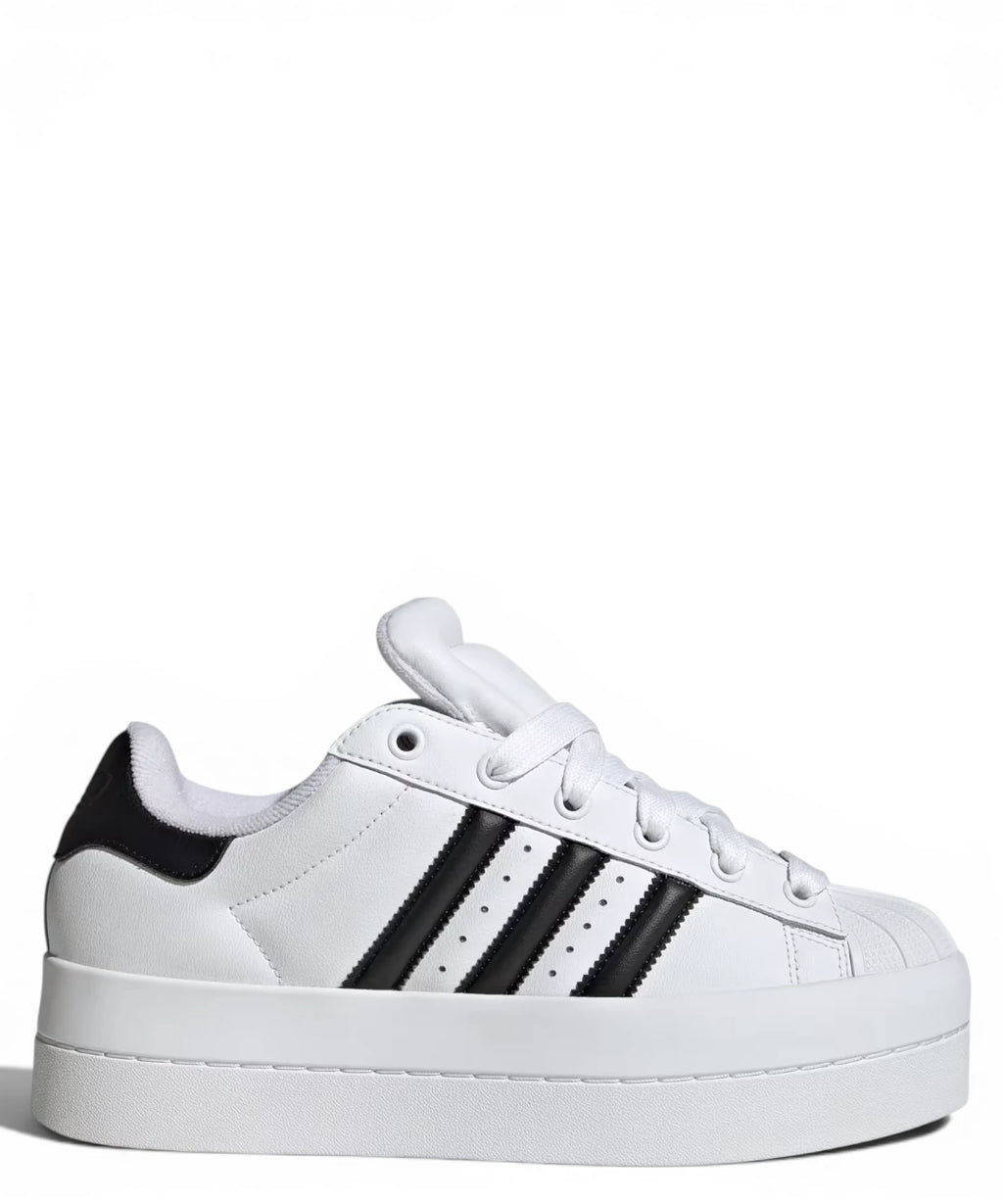 Baskets Adidas Superstar Stack pour femme en cuir avec plateforme