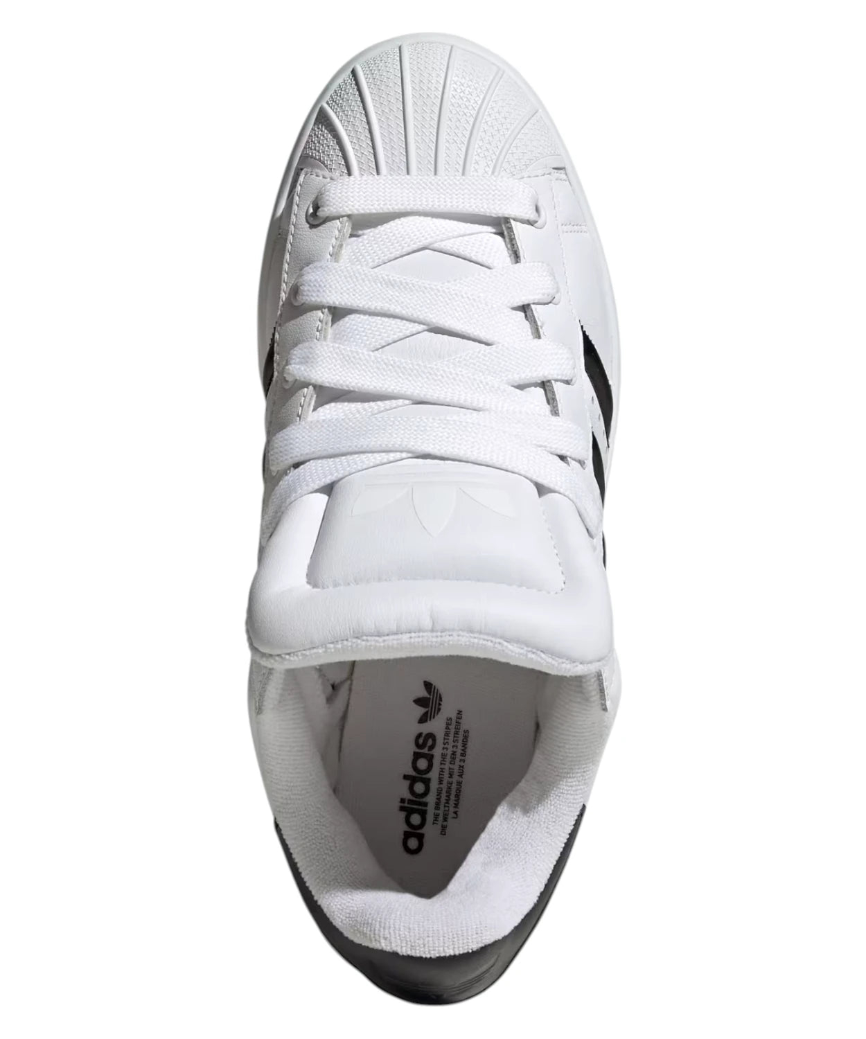 Baskets Adidas Superstar Stack pour femme en cuir avec plateforme