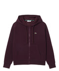 Sweat-shirt Lacoste zippé à capuche en piqué double face