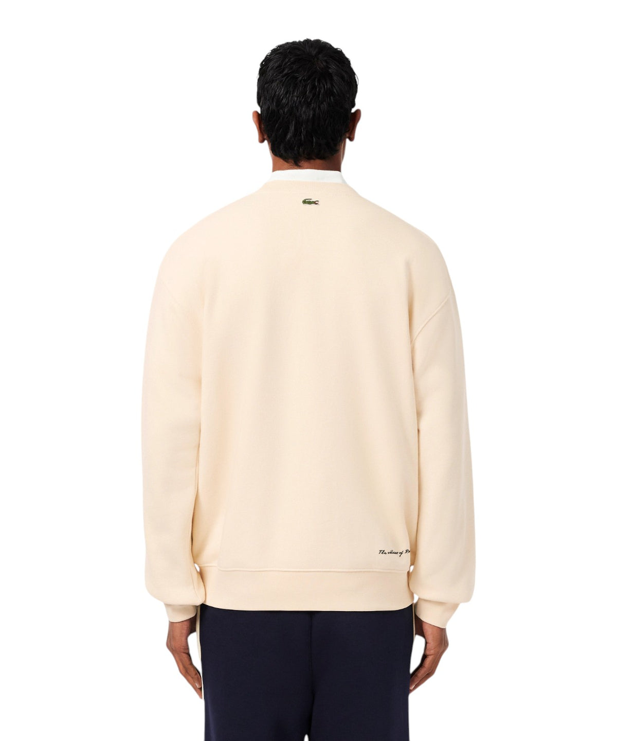 Sweatshirt Homme Lacoste en coton molletonné avec imprimé graphique