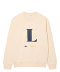Sweatshirt Homme Lacoste en coton molletonné avec imprimé graphique