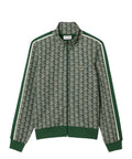 Felpa Lacoste Paris con Zip in Jacquard