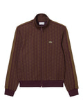 Veste de survêtement homme Lacoste en jacquard avec fermeture éclair