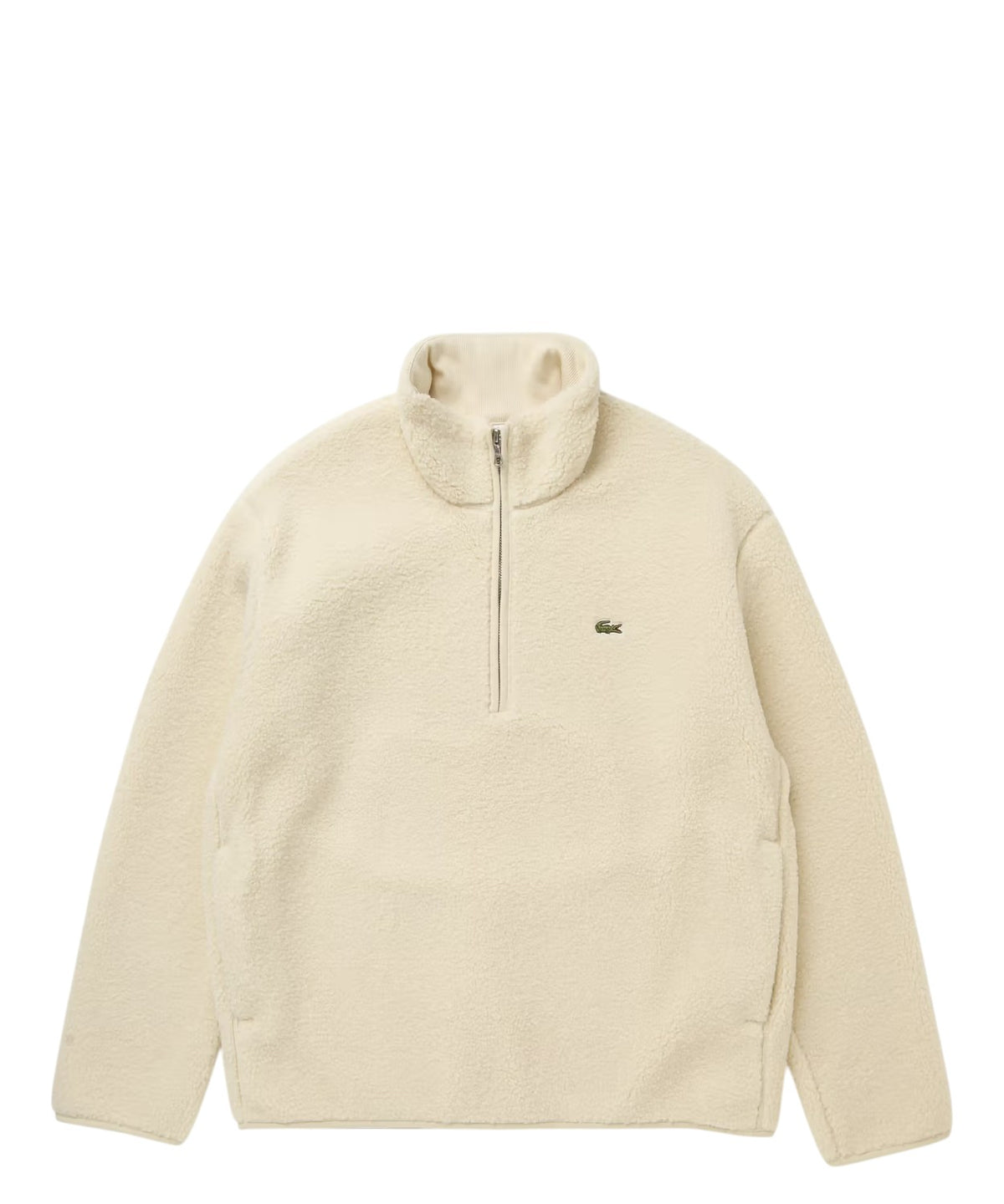 Sweatshirt Homme Lacoste Half-Zip en polaire douce