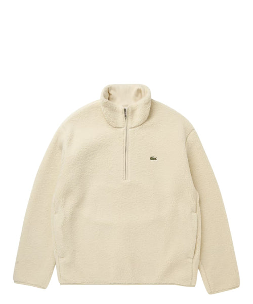 Sweatshirt Homme Lacoste Half-Zip en polaire douce