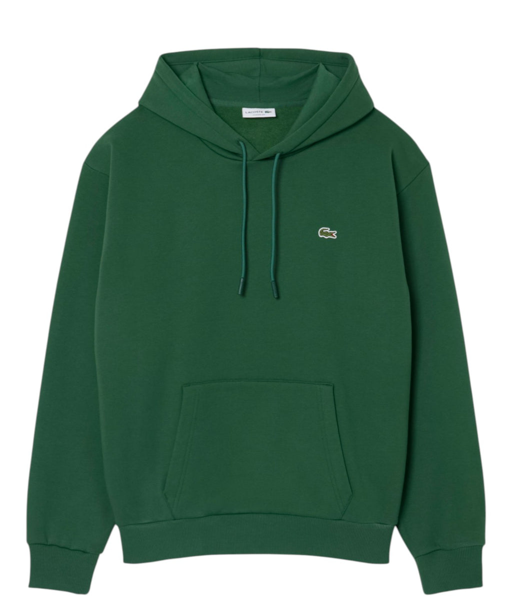 Felpa Cappuccio Cotone Organico Lacoste