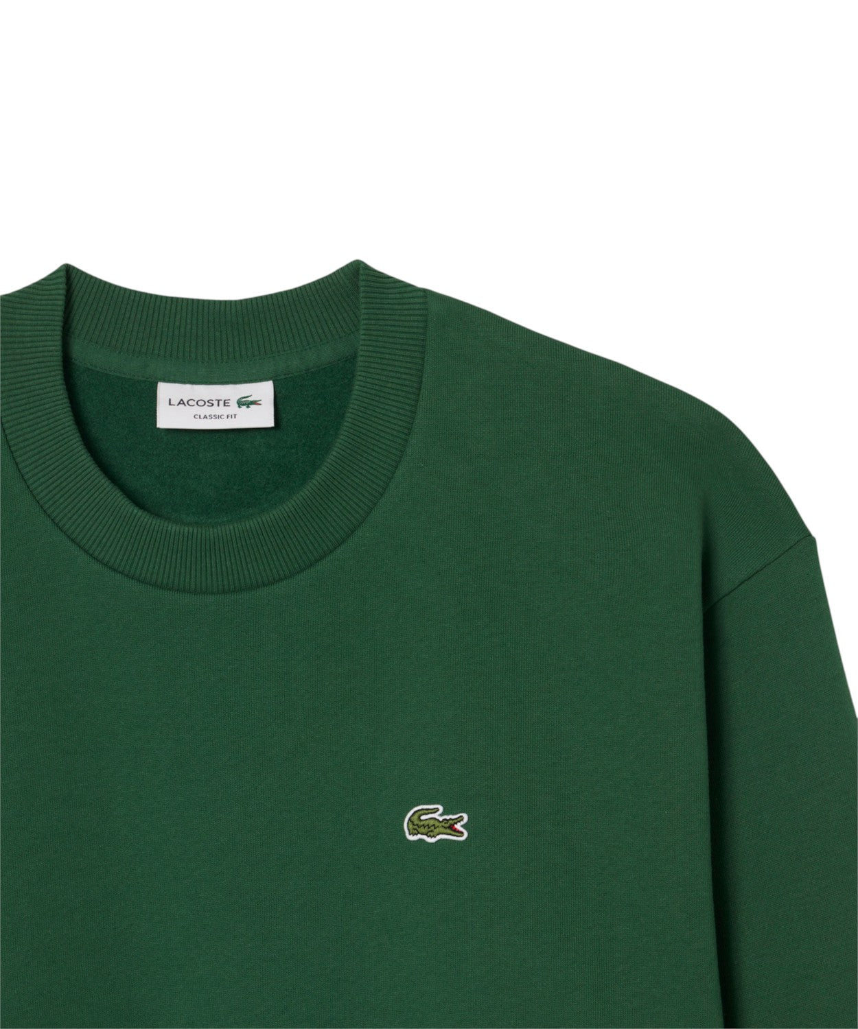 Felpa Lacoste in Cotone Felpato per Comfort e Stile
