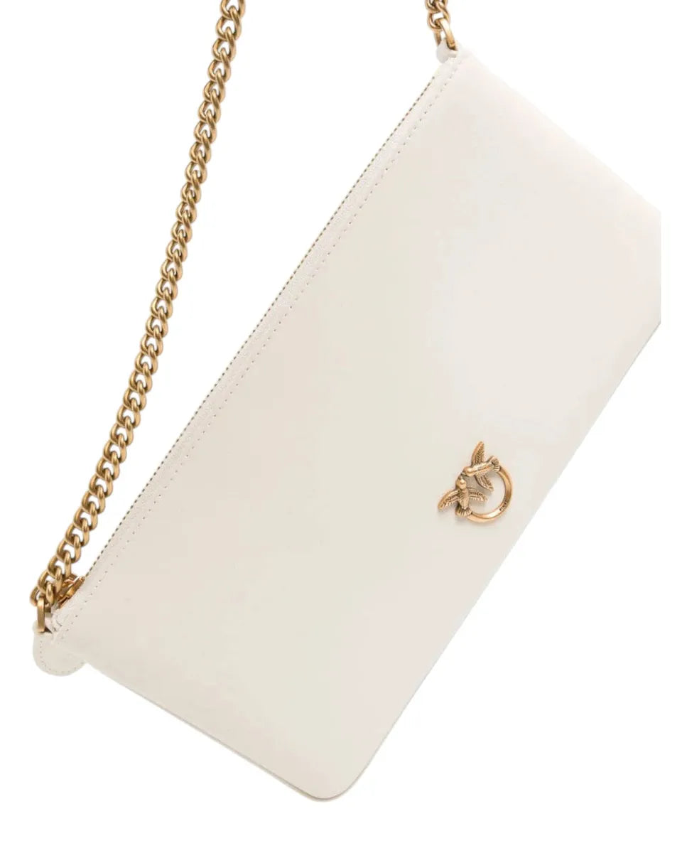 Horizontal Flat Bag in pelle-Pochette-Pinko-Vittorio Citro Boutique