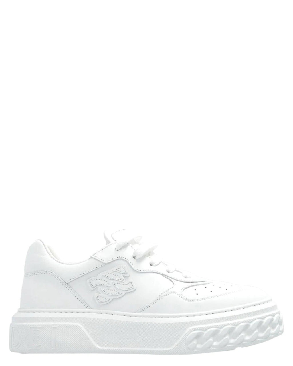 Sneakers Off Road blanches femme avec semelle plateforme