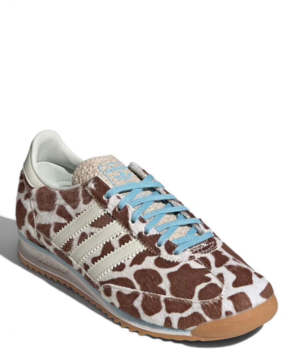 Sneakers adidas SL 72 OG en cuir et Cavallino Animalier