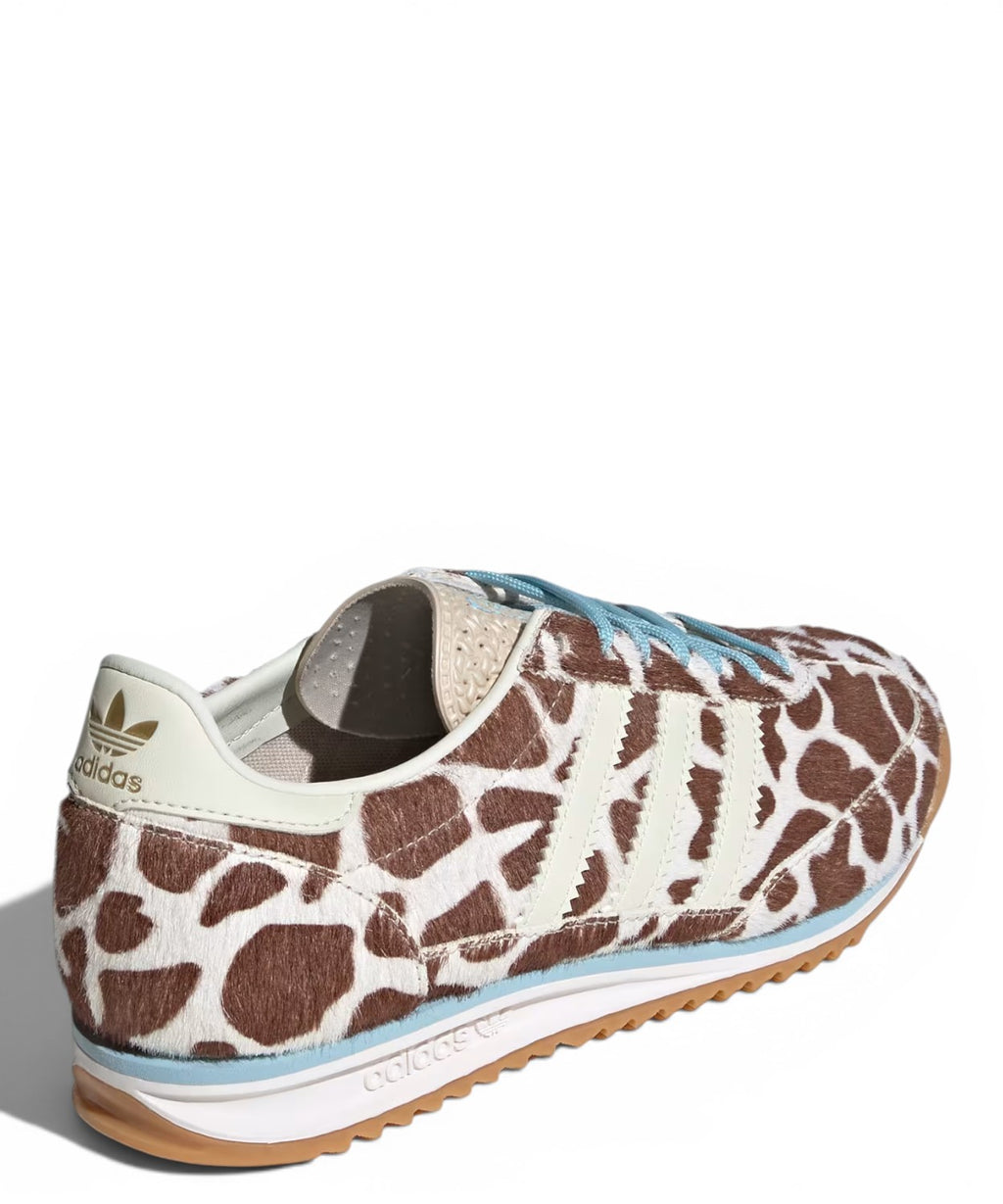 Sneakers adidas SL 72 OG en cuir et Cavallino Animalier