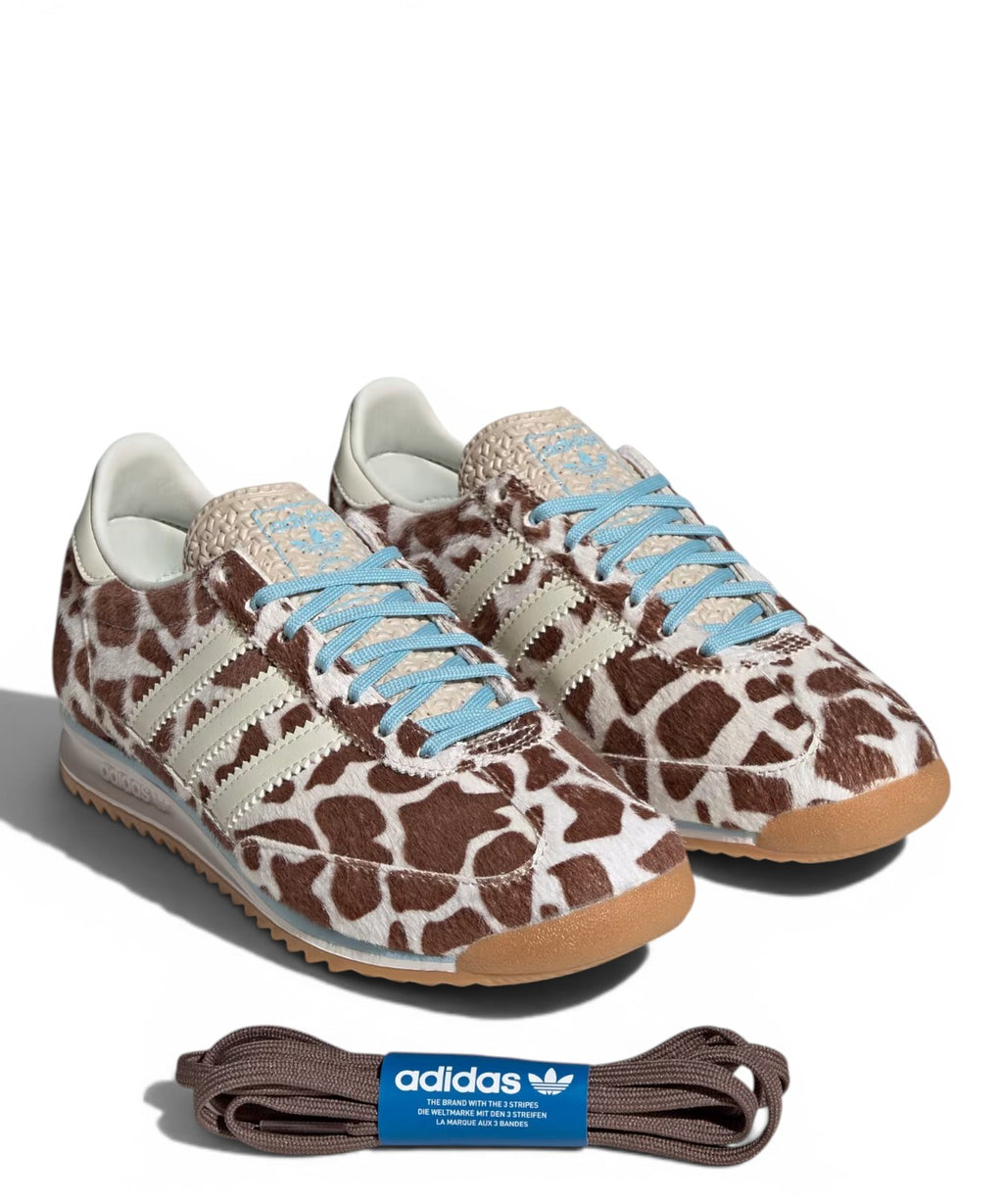 Sneakers adidas SL 72 OG en cuir et Cavallino Animalier