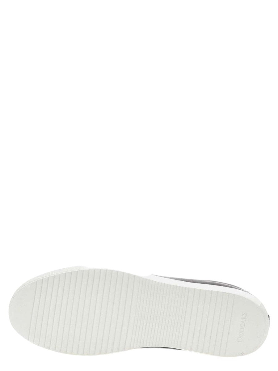 Sneakers in Pelle Blu Notte-Doucal'S-Sneakers-Vittorio Citro Boutique