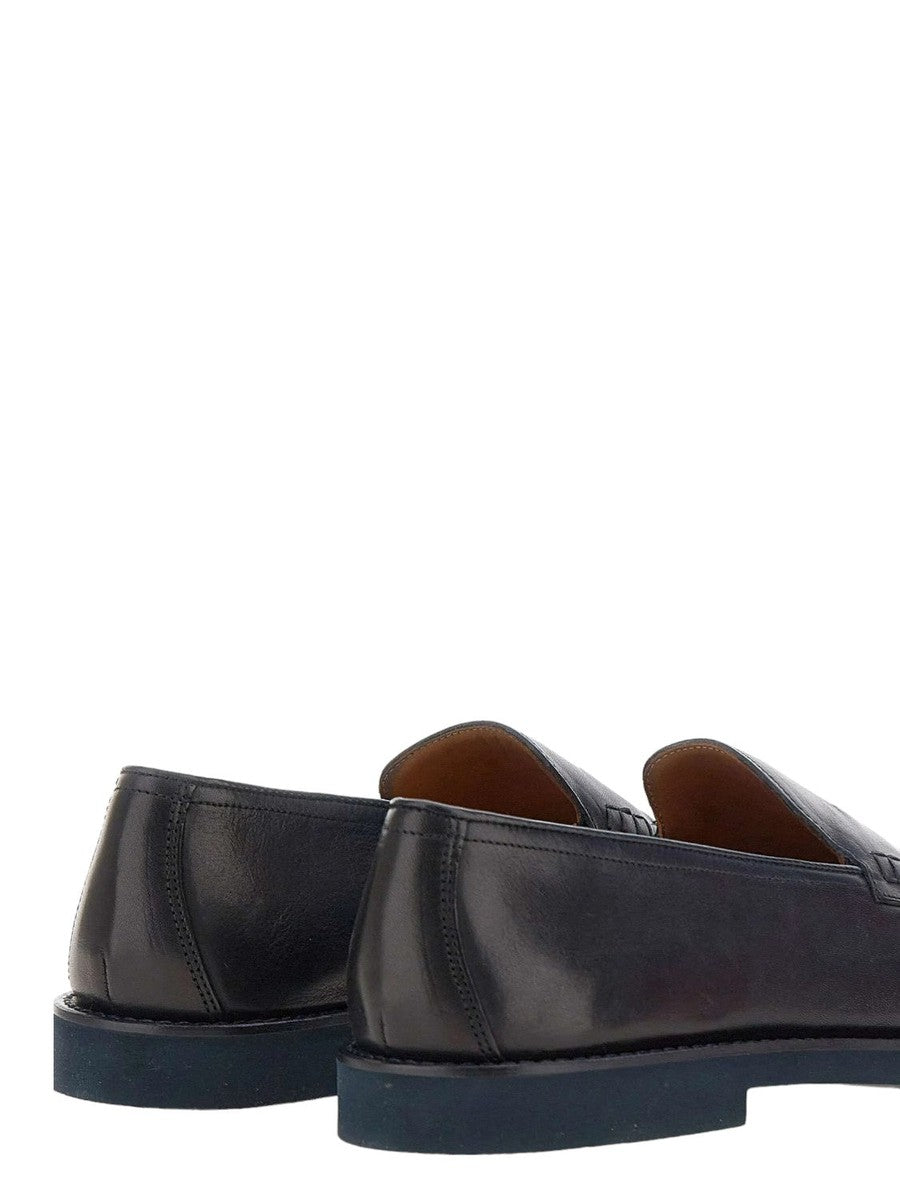 Mocassini Harley in Pelle Blu Notte-Doucal'S-Mocassini-Vittorio Citro Boutique