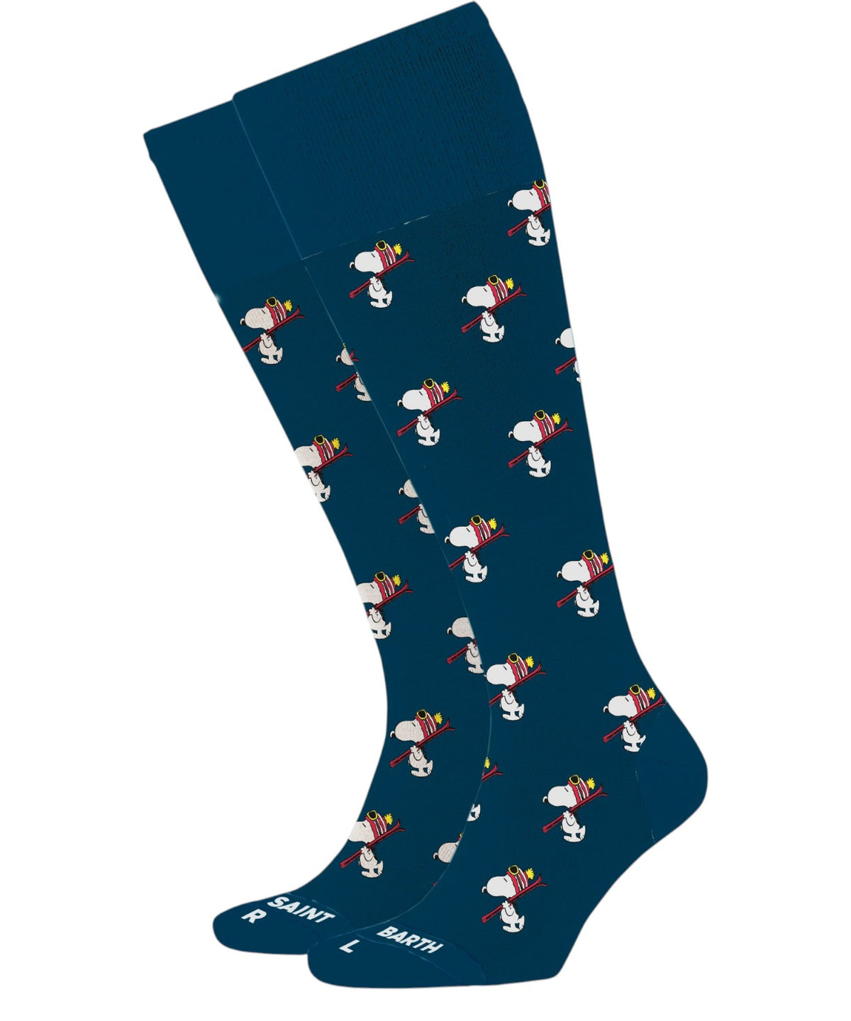 Calzini Jacquard in Cotone di MC2 Saint Barth Snoopy Ski
