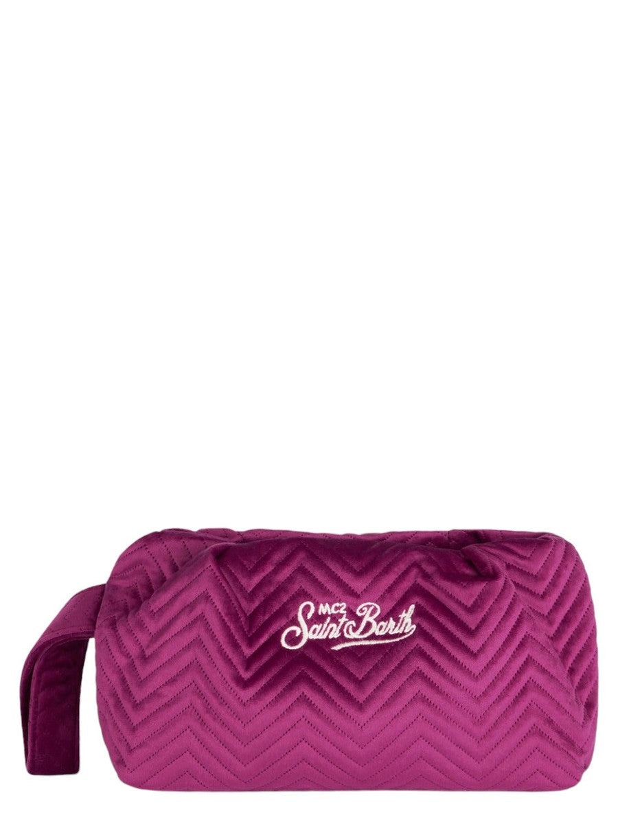 Pochette in velluto trapuntato-Mc2 Saint Barth-Pochette-Vittorio Citro Boutique