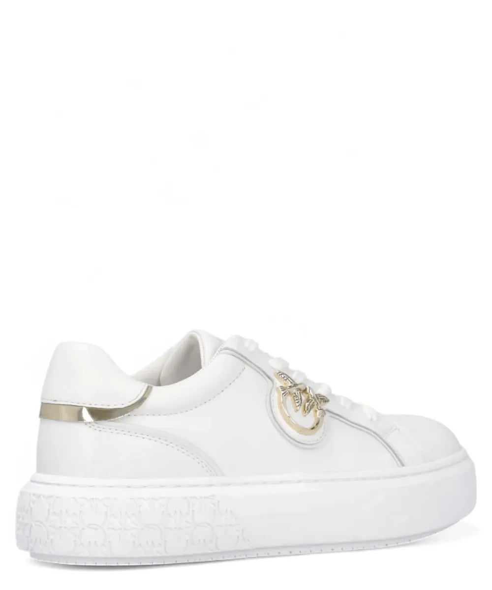 Sneakers Flatform Pinko con Suola Alta e Logo in Metallo-Pinko-Sneakers-Vittorio Citro Boutique