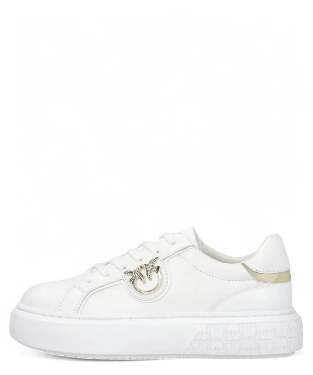 Sneakers Flatform Pinko con Suola Alta e Logo in Metallo-Pinko-Sneakers-Vittorio Citro Boutique