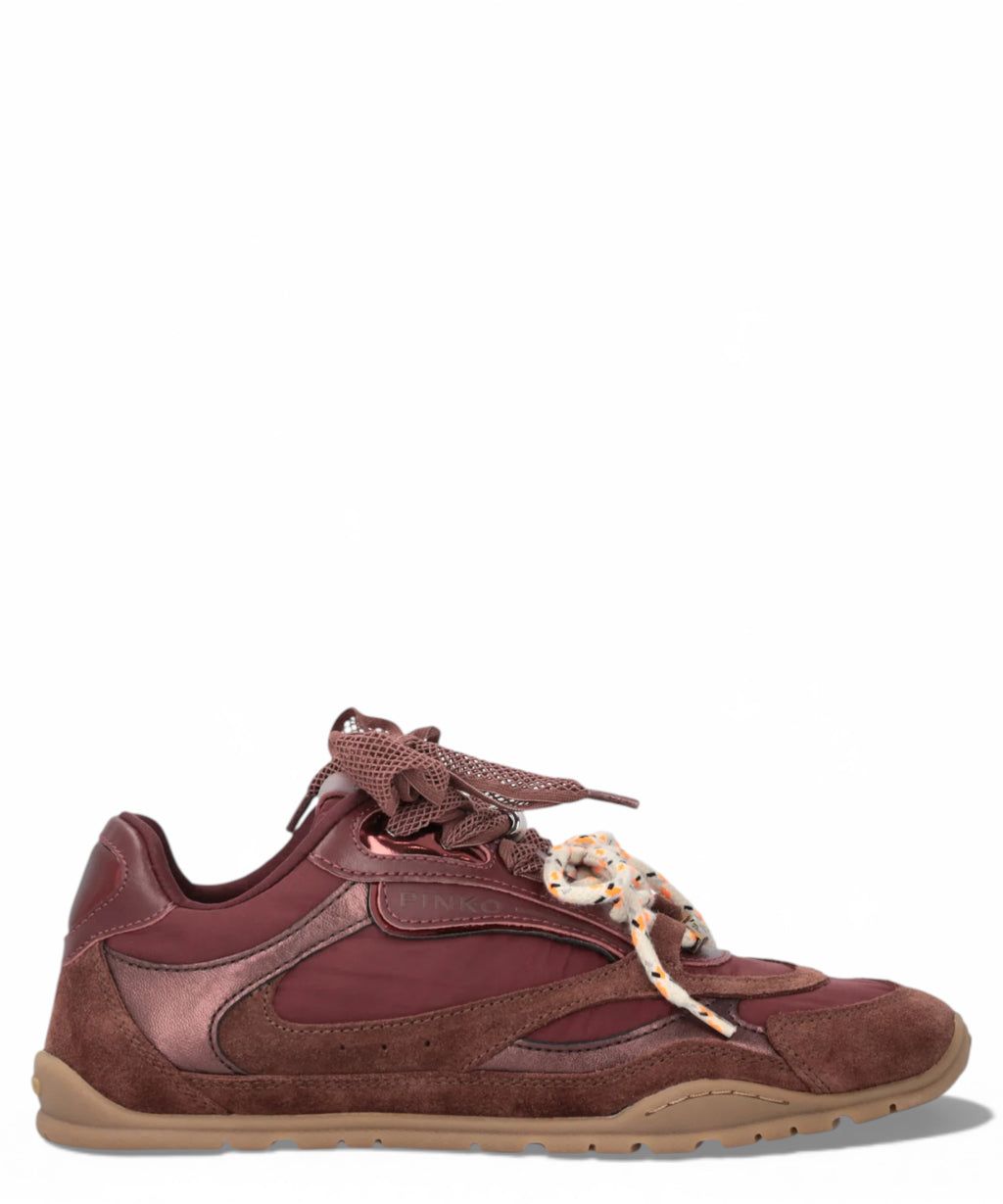 Baskets Pinko YULIA 01 avec doubles lacets et applications