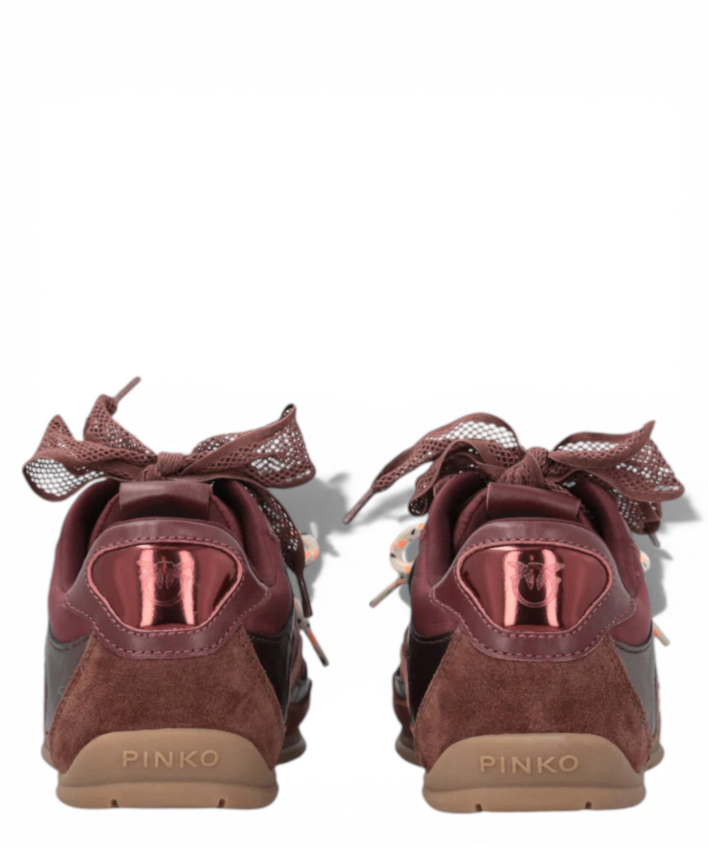 Baskets Pinko YULIA 01 avec doubles lacets et applications