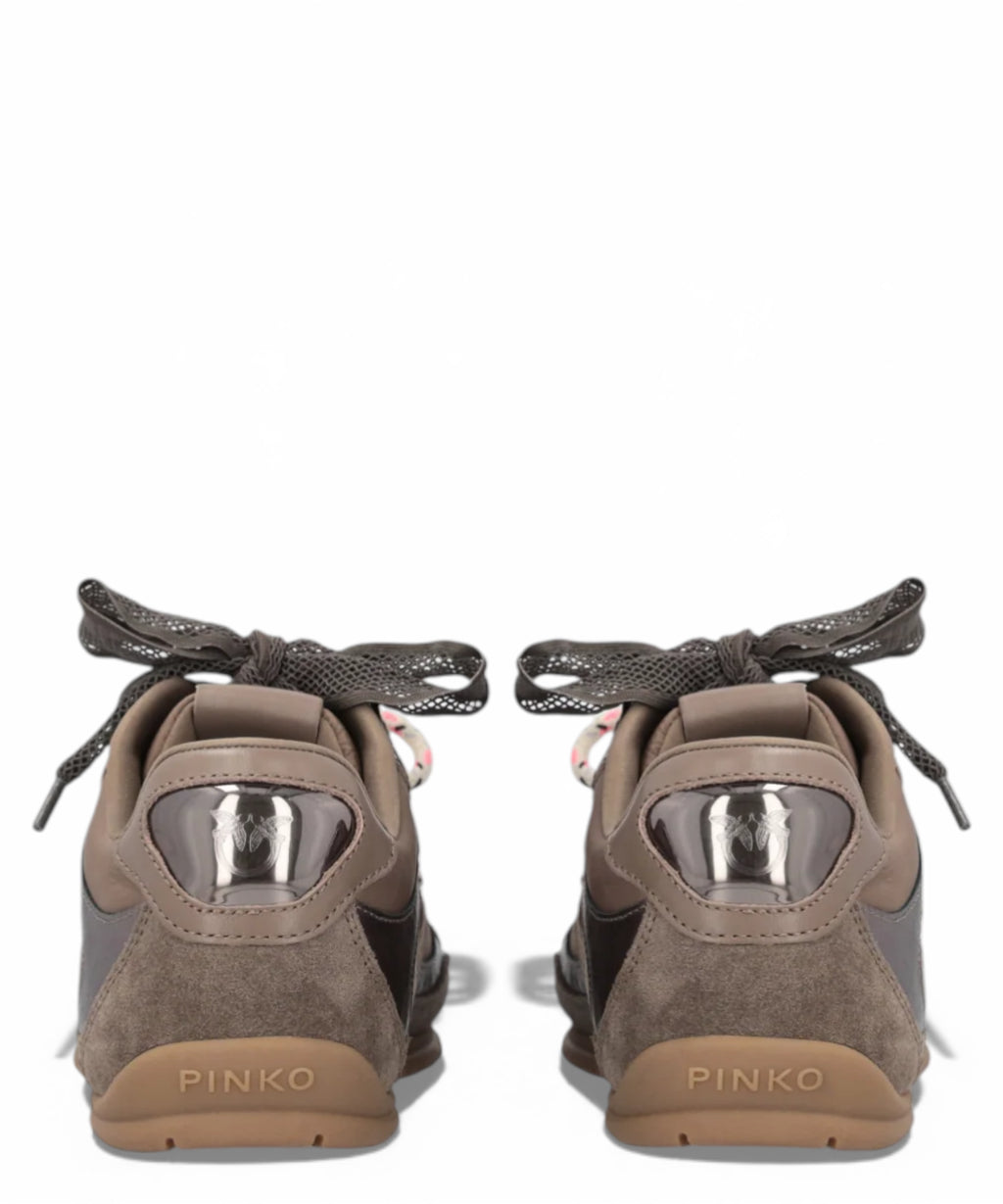 Sneakers Pinko YULIA 01 avec doubles lacets et applications