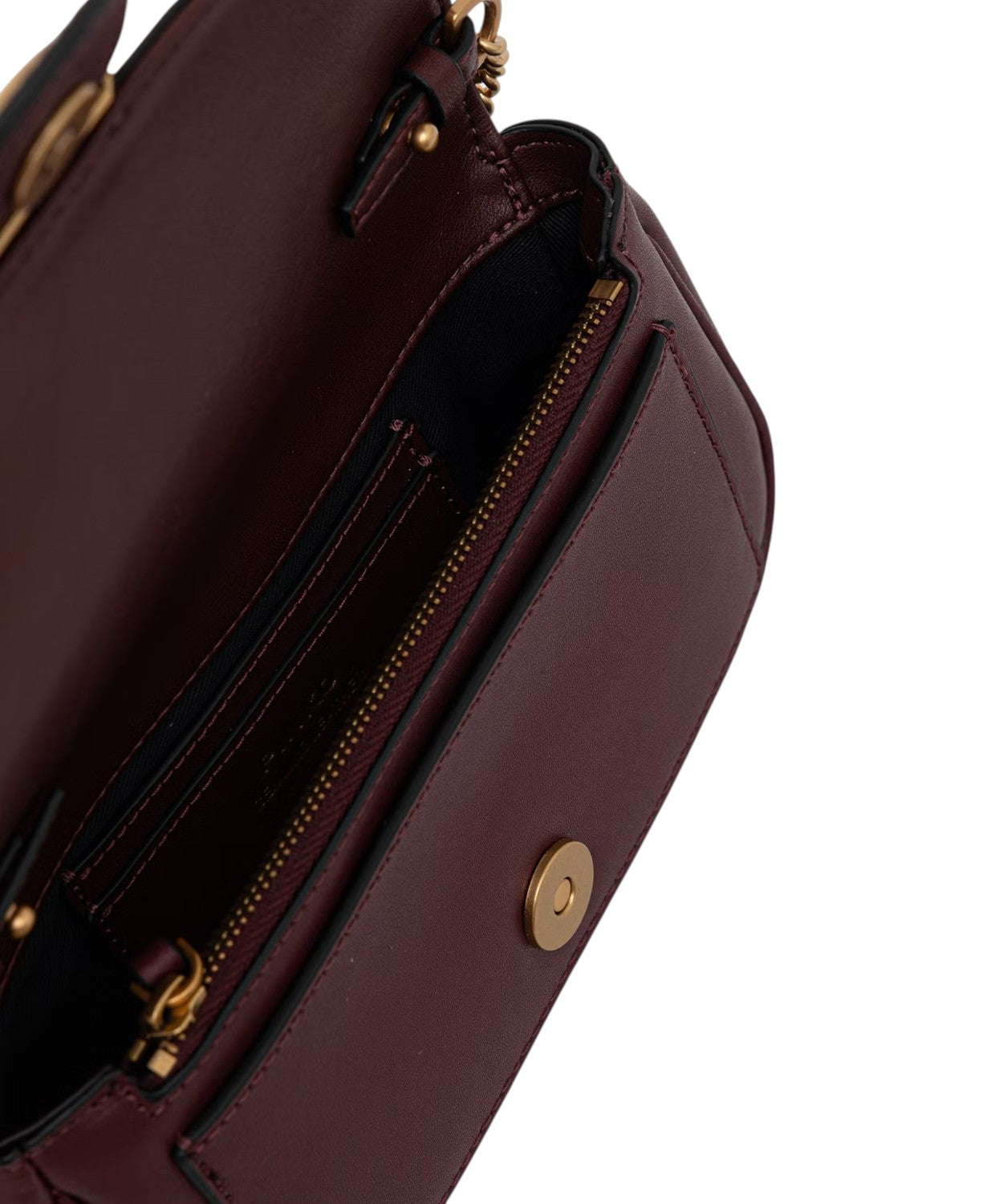 Borsa Mini Love One Pocket in pelle compatta Pinko