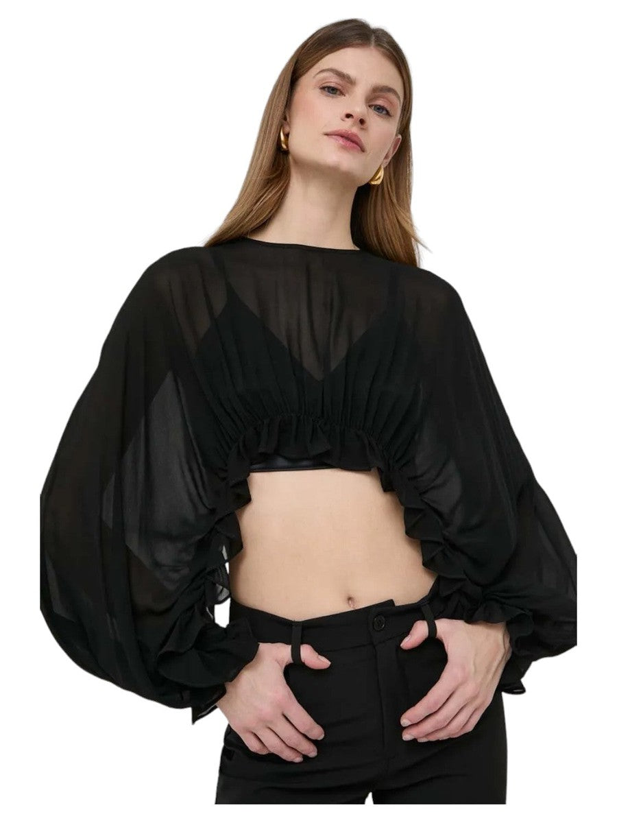 Carambola coprispalle con volant-Pinko-Top-Vittorio Citro Boutique