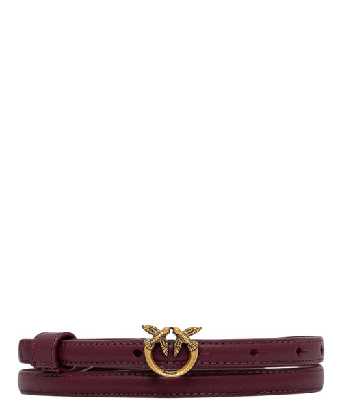 Cintura in Pelle H2 Pinko Donna con Logo