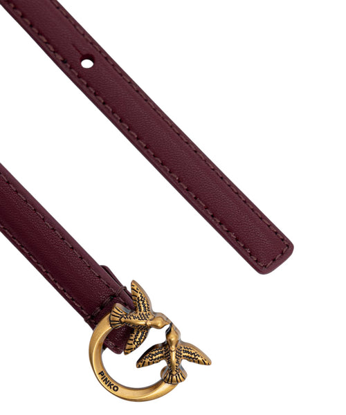 Cintura in Pelle H2 Pinko Donna con Logo