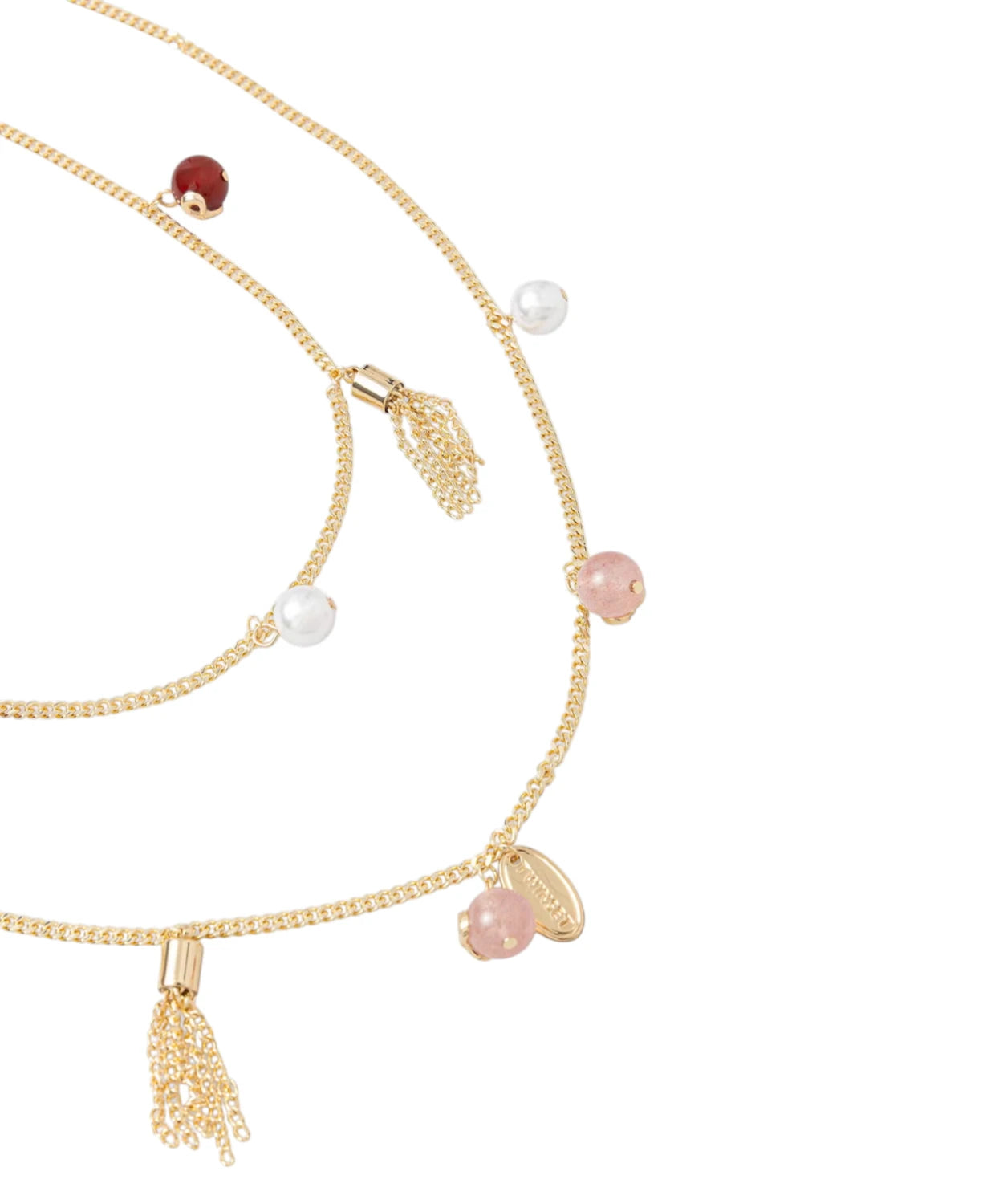 Collana Donna con Pendenti e Pietre Multicolor Twinset