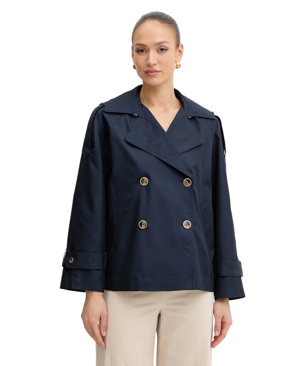 Trench court Twinset femme en coton élégant