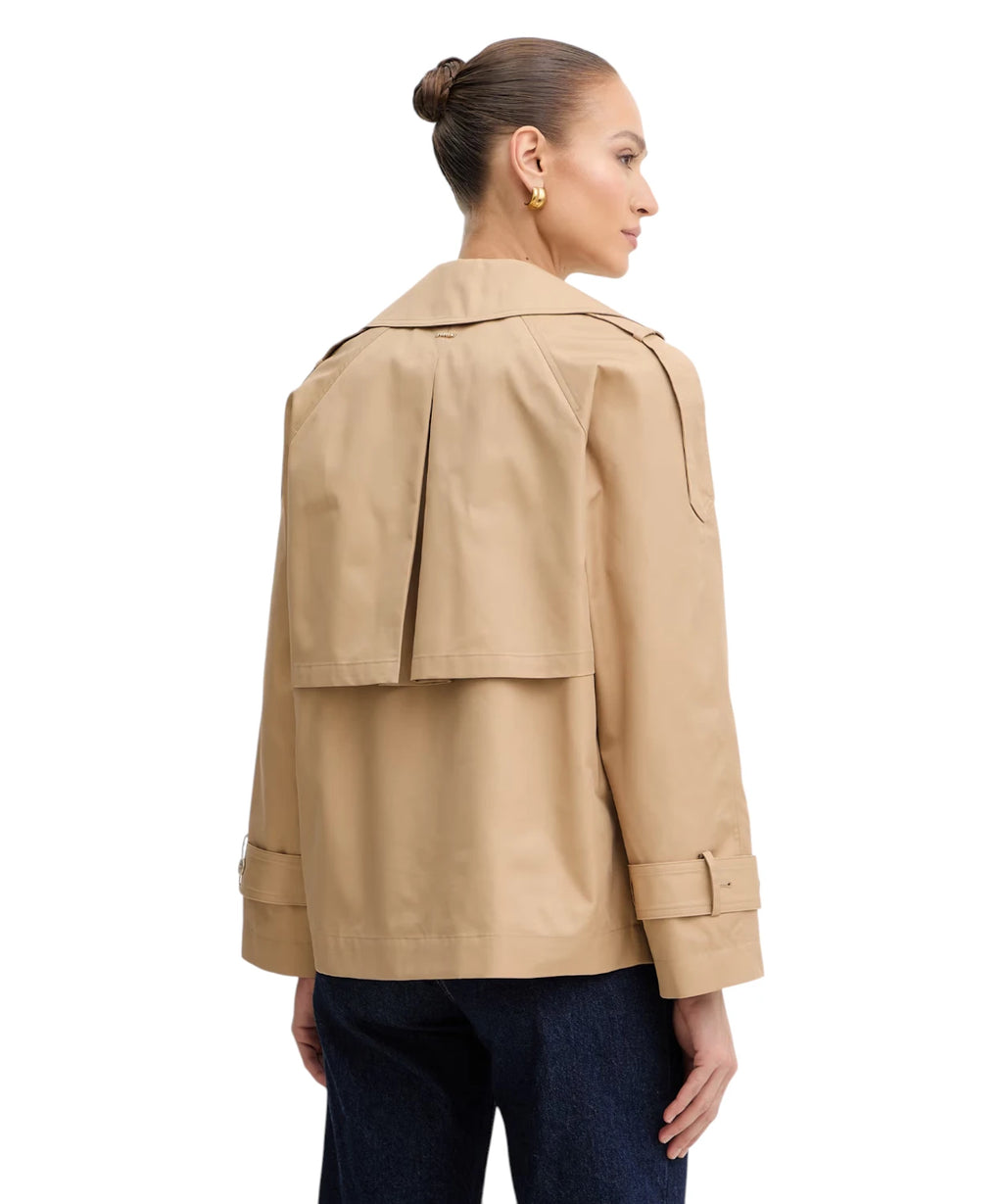 Trench court Twinset femme en coton élégant