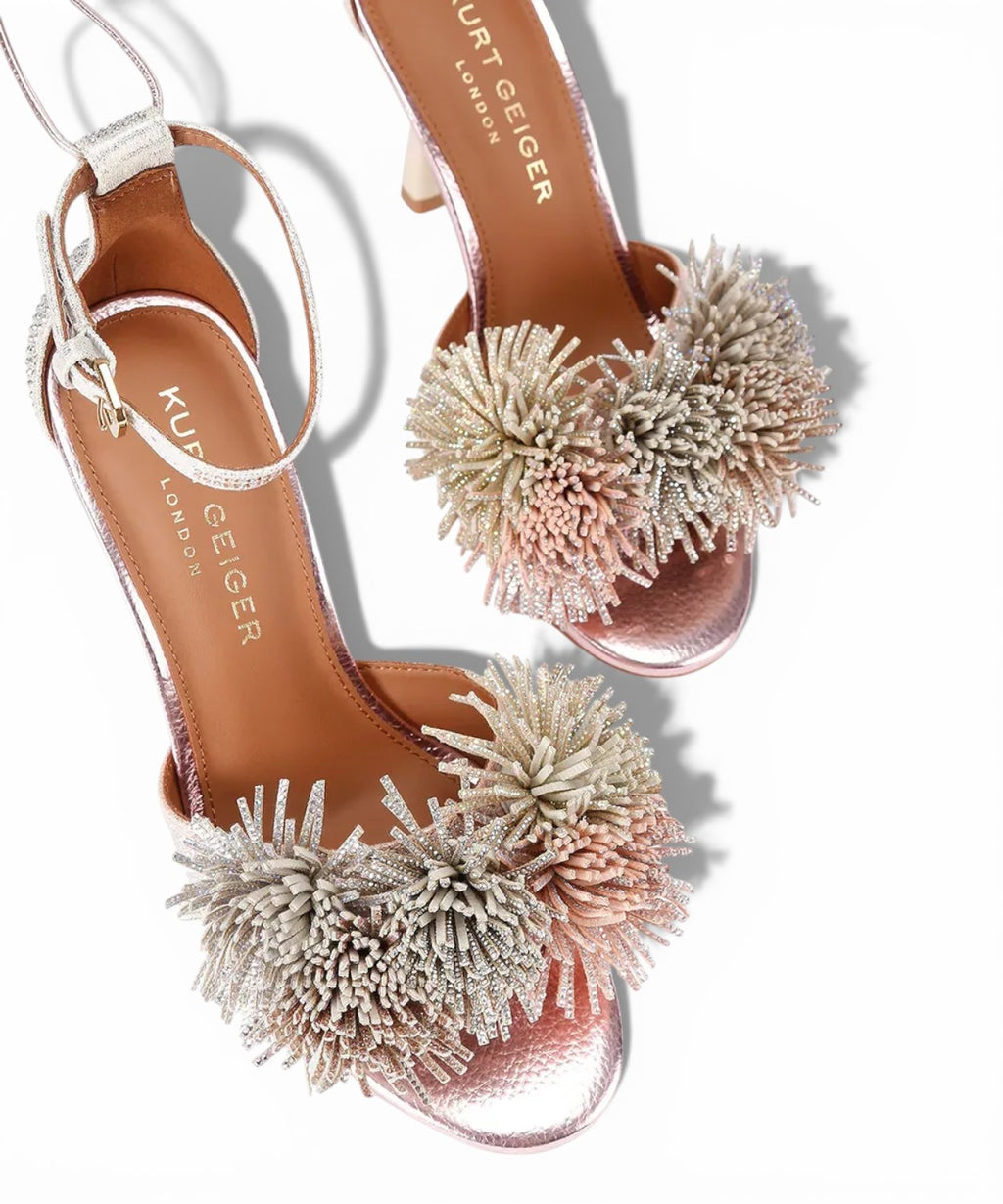 Kurt Geiger Sandales à Talon Aiguille Pom Pom