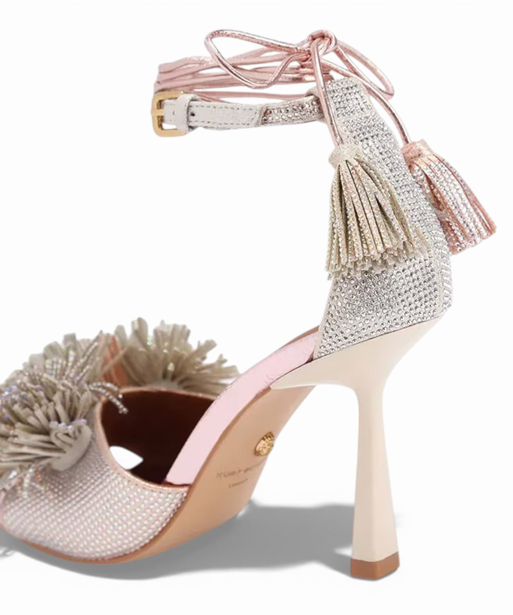 Kurt Geiger Sandales à Talon Aiguille Pom Pom