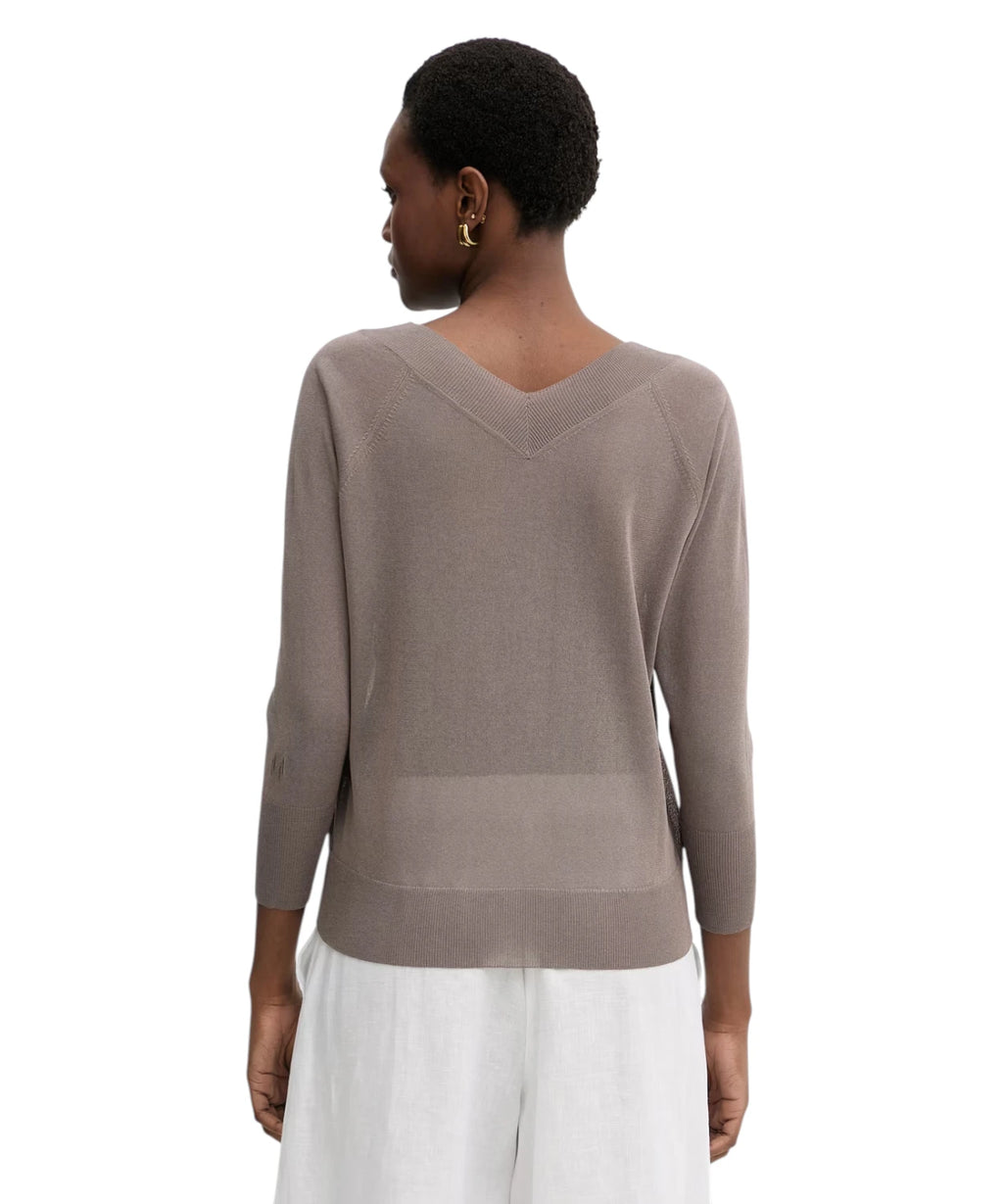 Maglia Marella TUBO con Scollo a V in Misto Viscosa