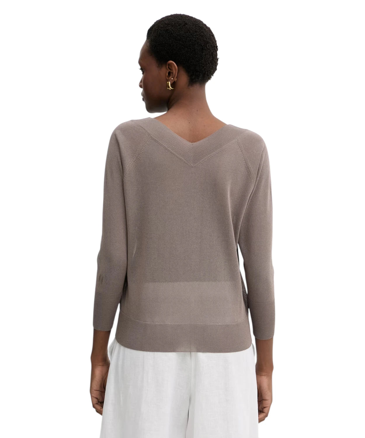 Maglia Marella TUBO con Scollo a V in Misto Viscosa